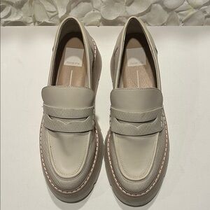 Dolce Vita Ivory Platform Penny Loafers